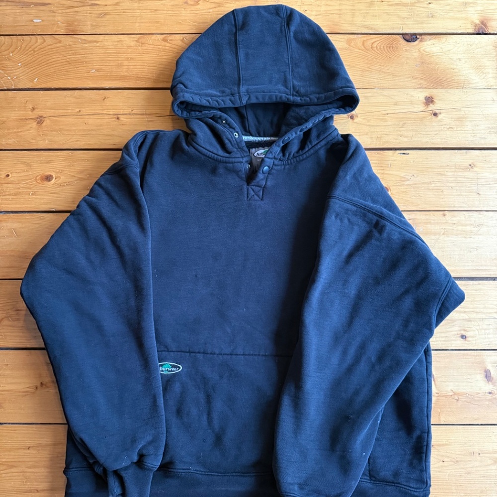 2 Arborwear Cotton Double Thick Hoodies - Picture 3 of 4